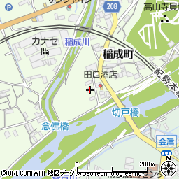 和歌山県田辺市稲成町337周辺の地図