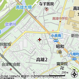 和歌山県田辺市高雄2丁目20-39周辺の地図