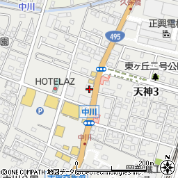トヨタレンタリース福岡古賀店周辺の地図