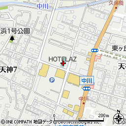 ＨＯＴＥＬ　ＡＺ福岡古賀店周辺の地図