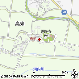 福岡県行橋市高来379-1周辺の地図