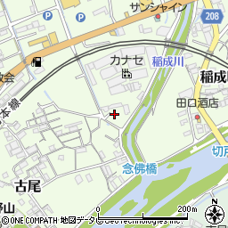 和歌山県田辺市稲成町200周辺の地図