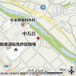 和歌山県田辺市中万呂73周辺の地図