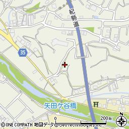 和歌山県田辺市中万呂622-1周辺の地図