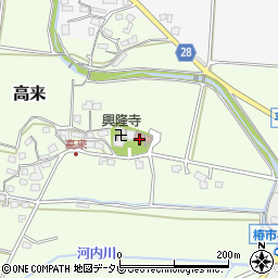 福岡県行橋市高来407周辺の地図