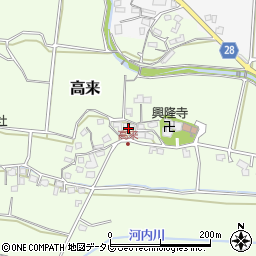 福岡県行橋市高来375周辺の地図