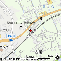 和歌山県田辺市稲成町22周辺の地図