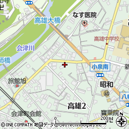 和歌山県田辺市高雄2丁目20-24周辺の地図