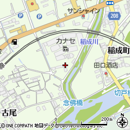 和歌山県田辺市稲成町199周辺の地図