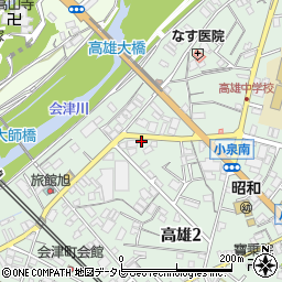 和歌山県田辺市高雄2丁目20-21周辺の地図