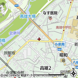 和歌山県田辺市高雄2丁目35-22周辺の地図
