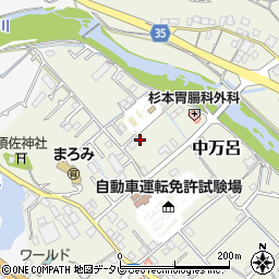 和歌山県田辺市中万呂22-2周辺の地図