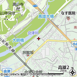 和歌山県田辺市高雄2丁目33-1周辺の地図