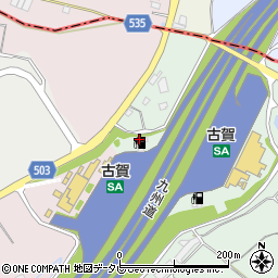 九州自動車道 古賀サービスエリア（上り線） 博多うろん周辺の地図