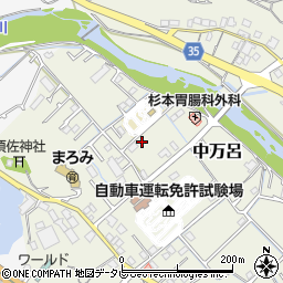 和歌山県田辺市中万呂22-10周辺の地図