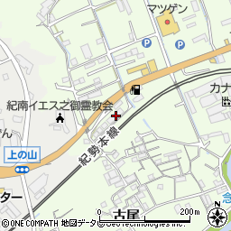 和歌山県田辺市稲成町24周辺の地図