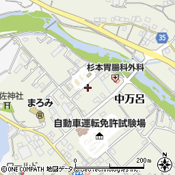 和歌山県田辺市中万呂22-4周辺の地図