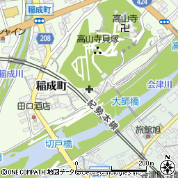 和歌山県田辺市稲成町394周辺の地図