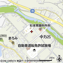 和歌山県田辺市中万呂22周辺の地図