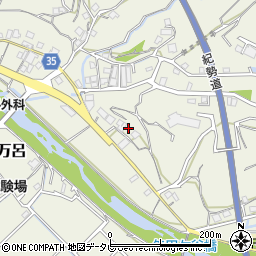 和歌山県田辺市中万呂549周辺の地図