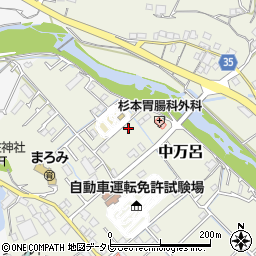 和歌山県田辺市中万呂22-6周辺の地図