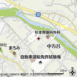 和歌山県田辺市中万呂22-7周辺の地図