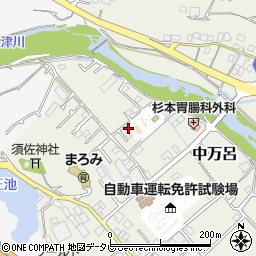 和歌山県田辺市中万呂20-2周辺の地図