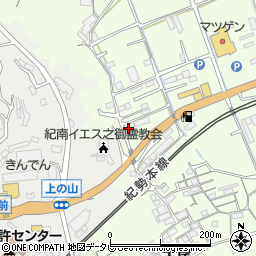 和歌山県田辺市稲成町55周辺の地図