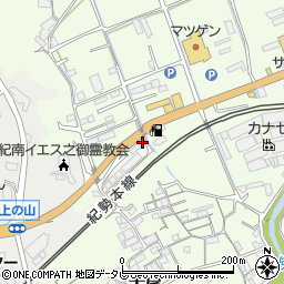 和歌山県田辺市稲成町43周辺の地図