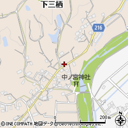 和歌山県田辺市下三栖961周辺の地図