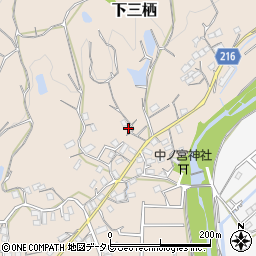 和歌山県田辺市下三栖916周辺の地図