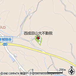 西成田山大不動院周辺の地図