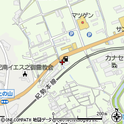 和歌山県田辺市稲成町39周辺の地図