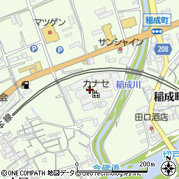 和歌山県田辺市稲成町190周辺の地図