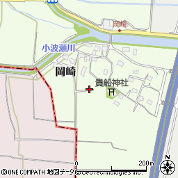 福岡県苅田町（京都郡）岡崎周辺の地図