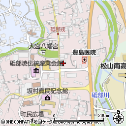 伊予銀行砥部支店周辺の地図