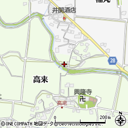 福岡県行橋市高来69周辺の地図