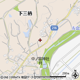 和歌山県田辺市下三栖983周辺の地図