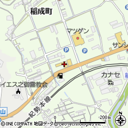 和歌山県田辺市稲成町46周辺の地図