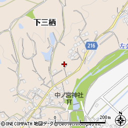 和歌山県田辺市下三栖983-1周辺の地図