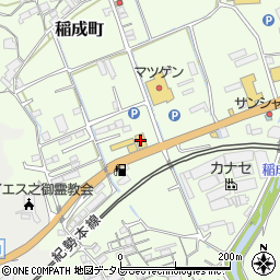 スシロー紀伊田辺店周辺の地図