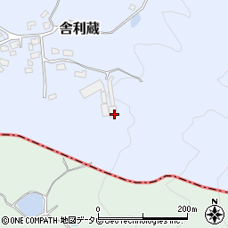 福岡県福津市舎利蔵103-2周辺の地図