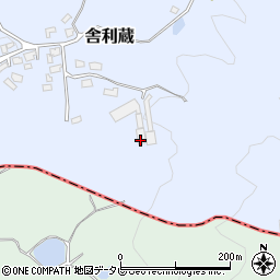 福岡県福津市舎利蔵3周辺の地図