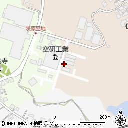 空研工業株式会社福岡工場周辺の地図