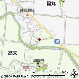 福岡県行橋市高来55周辺の地図