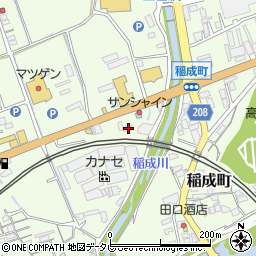 和歌山県田辺市稲成町219周辺の地図