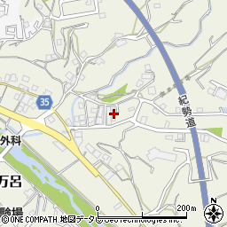 和歌山県田辺市中万呂379-1周辺の地図