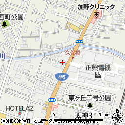 大塩するめ福岡営業所周辺の地図