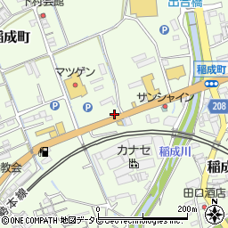 和歌山県田辺市稲成町188周辺の地図