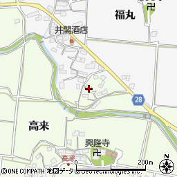 福岡県行橋市高来81周辺の地図